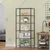 STORACK 14 x 24 x 72 inch 6 Shelves Height Adjustable Foldable Boltless Wire Shelving Rack Shelves, Black Finish