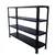 ALIJA 36 x 47 x 12 Inches 4 Shelves Multipurpose Storage Rack With Accessories (Color-Black,Gauge-24 gauge shelves 18 gauge angle)