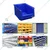Aristo 200 x 125 x 100 mm FPO Blue Storage Bins With HDPE Material (Bin-15N) (Pack Of 9)