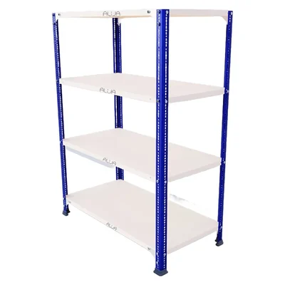 ALIJA 48 x 35 x 18 Inches 4 Shelves Multipurpose Storage Rack With Accessories (20 Gauge Shelves, 14 Gauge Angle)