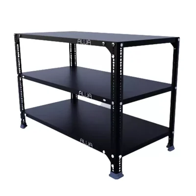 Menage 24 x 35 x 18 Inches 3 Shelves Multipurpose Storage Rack (22 Gauge Shelves, 16 Gauge Angle)