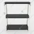 FIDVI® 9D X 23L X 30H Inch 3 Shelves Powder Coated Slotted Angle Metal Rack With Accessories Colour-Black Ivory(SR-519)