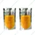 50 Pcs, 350gm Transparent Front and Silver Back Ziplock Standup Pouches for Storing Foods like Nut-Fruit