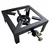 Alloy Steel Square Shaped Stove Chulha with Jodhpuri Burner Ideal for Both Domestic and Commercial Use