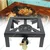 Alloy Steel Square Shaped Stove Chulha with Jodhpuri Burner Ideal for Both Domestic and Commercial Use