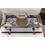 Premium Quality 10x24 Inch Stove Chulha with 2 Burner for Cooking Purposes