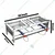 10x26x10 inch Dual Burner SS Gas Bhatti for Commercial Use