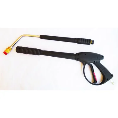 Heavy Duty High Pressure Car Washer Gun with Trigger Handle & Detachable Extension Rod with Brass Nozzle