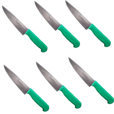 Smart Chef AS00307-04 Stainless Steel Boning Knife (6pcs), 6 inch Straight Blade for Removing Bone from Meat and Fish
