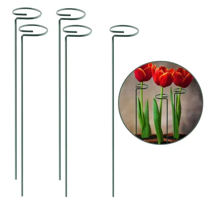 32 Inches Plant Stem Support Metal Stakes, Used for Gardening Purposes(Pack of 5)