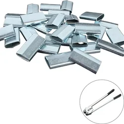32 mm Galvanized Iron Strapping Clips for Box & Parcel Packing | 1 Kg Quantity