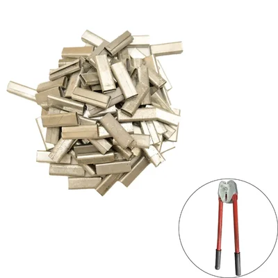 16 mm Galvanized Iron Strapping Clips for Box & Parcel Packing | 1 Kg Quantity