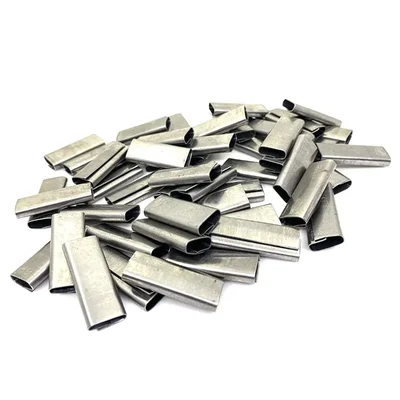 12 mm Galvanized Iron 5 kg Strapping Clips For Industrial Packaging, Warehousing, Logistics, Agriculture, Construction