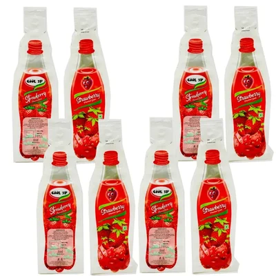 Cool Sip 10000 pcs, 100ml Strawberry Flavoured Drink Juice Pouches for Business