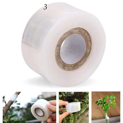 Ecofynd 1 inch Grafting Stretchable Tape of 100 meter for Nursery and Garden (Pack of 2)