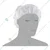 100 pcs, Disposable White Stretchable Hair Cover Caps For Multipurpose Usage