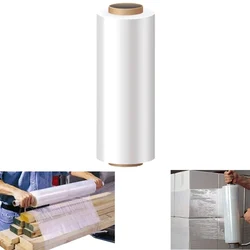 Stretch Film Wrap Roll 12 inch 600 meter, Pack of 1 Roll