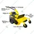 Kisankraft KK-STB-050 Grass Stubble Mower 4-Stroke Petrol 6.7 HP Used for Grass/Twigs & Low Vegetation/Scrub & Stubble