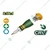 Jadever 8-in-1 Stubby CR-V Ratchet Screwdriver Set SL5-T20 JDSS8608