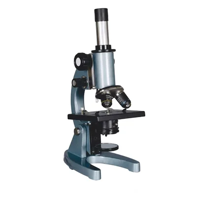 Blisco 10x 40x 45x BLS-105 Student Microscope with Fixed Abbe Condenser and Die Cast Monocular Body
