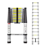 Welbuilt 16.5 Feet Portable & Compact Aluminium Telescopic Ladder | EN131 Certified