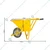 Heavy Duty 160 kg Load Capacity Powder coated Mild Steel Wheel Barrow 