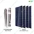 Solar Pump and Solar Panel Combo-1HP Water Submersible Pump & 4 pieces Solar Panel by Solar Universe India (1 year Warranty)