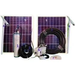 0.25 HP Solar Submersible Water Pump Set /Solar Pump with Warranty