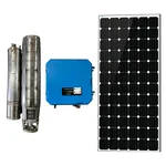 Amrut 10HP 50m Oil Filled Solar Submersible Pump With Controller & 545W Monocrystalline Solar Panel (1 Year Warranty)