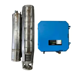 Amrut 10HP 50m 380V Oil Filled Solar Water Submersible Pump With Controller (1 Year Warranty)