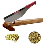 Manual Sugarcane Bud Cutter with Wooden Base