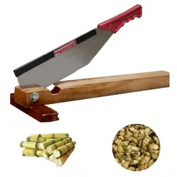 Manual Sugarcane Bud Cutter with Wooden Base