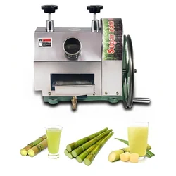 Manual Sugarcane Squeezer Machine with 3 SS Roller, Capacity 40-60 kg/hr