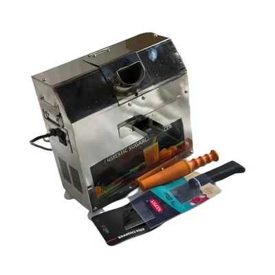 0.25 HP SS Sugarcane Juice Machine with 3 Roller,Free Slicer and Pusher