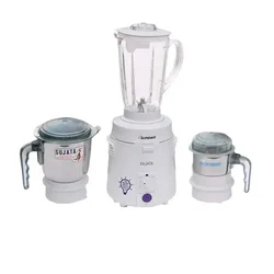 Sujata Supermix Mixer Grinder, 900 Watt, with Free One Medium Jar and One Small Jar