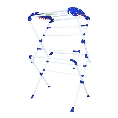 KTG 4 x 3 Feet Premium Quality Pre Assembled Foldable Sumo Cloth Drying Stand