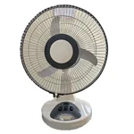 Gramstrong Republic 12 inch Solar Powered Fan with 12v 7ah Battery For Long Run