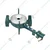 Super Canteen Gas Burner, Low-pressure (L.P.) Heavy Duty Cast Iron Material