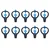 WaterSun 1/2 Inch Superfly Sprinkler for Agriculture Use (Pack of 10 pcs)