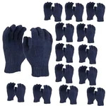 Super Safety Pack of 50 Pairs, Knitted Cotton Multipurpose Safety Gloves 60 Gram, Unisex