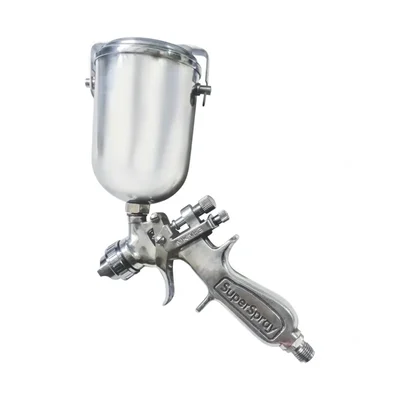 Premium Quality 1.3mm 340ml Air Powered Gravity Feed SuperSpray Painting Gun MKM-2