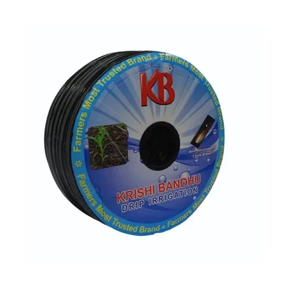 Krishi Bandhu Single Hole Laser Drip Pipe (16mm Diameter, 3000 Feet Roll) for Affordable Agricultural Irrigation System