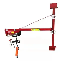 HT 600 Kg Load Capacity Support Arm, 90cm Arm Length, 180° Wall Mounted with PA 500 kg Mini Electric Hoist