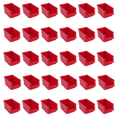 Supreme 350x211x200 mm Premium Plastic Storage Bin (BIN-45)(Pack-30 pcs)