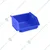 Supreme 95x102x51 mm Blue Small Storage Bin, Premium Plastic Material (BIN-1)-Pack of 35
