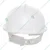 White Nape Safety Helmet Pack of 1, 6, 20 for Industrial Use, Adjustable & Without Ratchet, Lightweight Durable Hard Hat(Pack-1 pc)