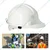 White Nape Safety Helmet Pack of 1, 6, 20 for Industrial Use, Adjustable & Without Ratchet, Lightweight Durable Hard Hat(Pack-1 pc)
