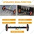 Premium Quality 16 inch Dual-Function Undercarriage Cleaner, With 2 Piece Extension Wand and 90 Degree Angled Wand