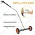 Premium Quality 16 inch Dual-Function Undercarriage Cleaner, With 2 Piece Extension Wand and 90 Degree Angled Wand