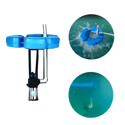 1 HP Submersible Surface Floating Turbine Aerator | Used for Fish Ponds and Biofloc System (Digital Panel Included)